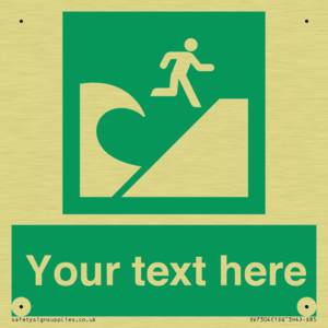 Custom Safe Condition Tsunami evacuation area